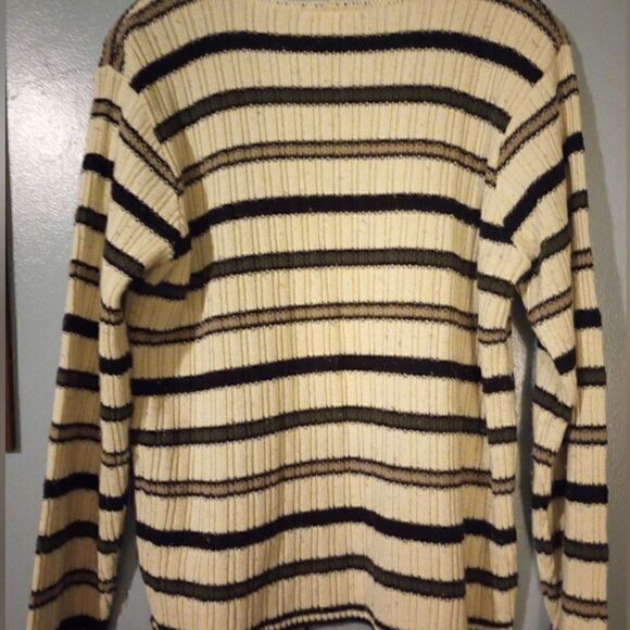 Vintage Reba Rose textured knit striped long sleeve - Picture 6 of 8